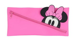 Safta Bolso escolar portatodo silicona con caritas Minnie Mouse 110x10x220 mm