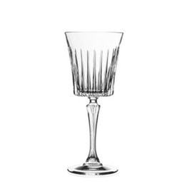 RCR Timeless Copa Mesa de Cristal, 30 cl, 20.9 cm de Alto, Diámetro 8.9 cm, Borde Grueso (Set de 6)