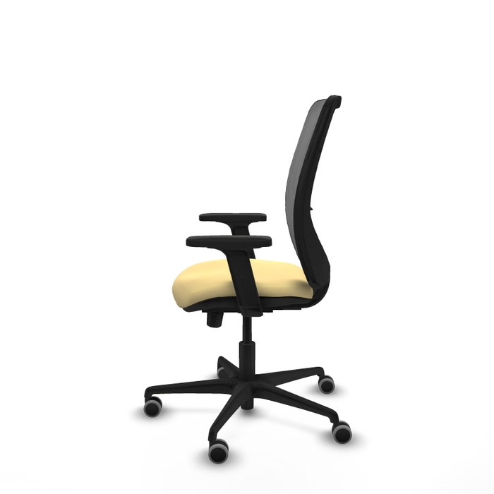 PIQUERAS Y CRESPO Silla de oficina Zulema con mecanismo Sincro/Traslack en Crema y Gris PIQUERAS Y CRESPO Silla de oficina Zulema con mecanismo Sincro/Traslack en Crema y Gris