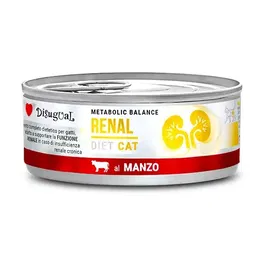 Disugual Diet Cat Renal Ternera 12x85 gr Alimento para Gatos