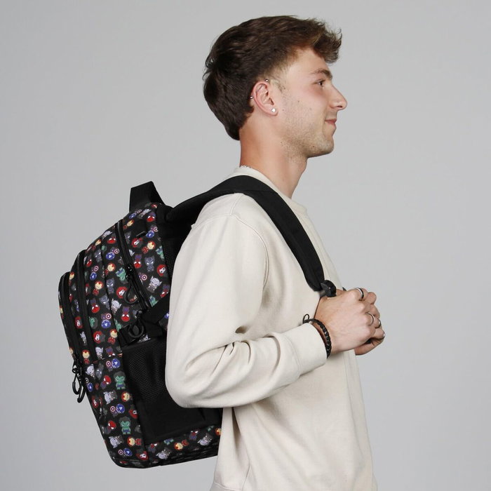 Karactermania Mochila Avengers Run Plus FAN Chibi Negro