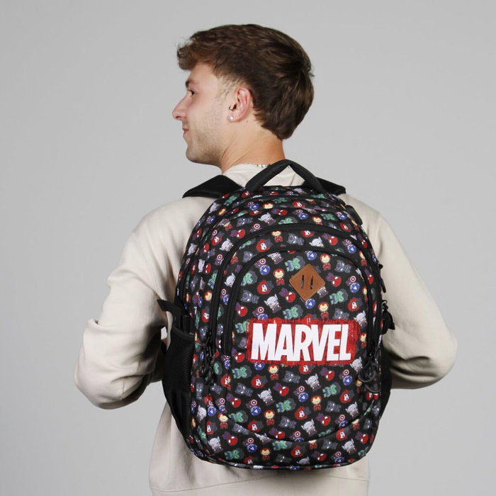 Karactermania Mochila Avengers Run Plus FAN Chibi Negro