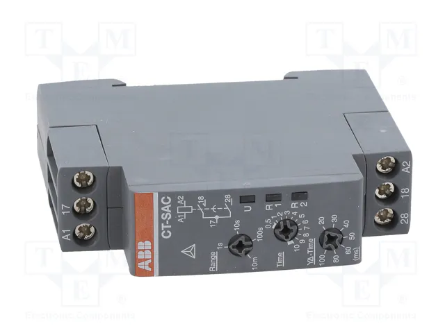 ABB CT-SAC.22 Relé de tiempo SPDT 0,05÷10min