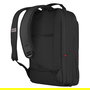 Wenger City Traveler Mochila para portátil de 16 pulgadas con bolsillo para tableta de 12 pulgadas, Negro