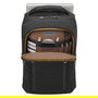 Wenger City Traveler Mochila para portátil de 16 pulgadas con bolsillo para tableta de 12 pulgadas, Negro