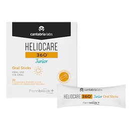 Heliocare Heliocare 360° Junior Oral Sticks 20 unidades - Suplemento de Fotoprotección Oral para Niños con Fernblock+