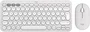 Logitech Pebble 2 Combo Blanco Teclado y Ratón Inalámbricos Bluetooth USB Disposición Polaca