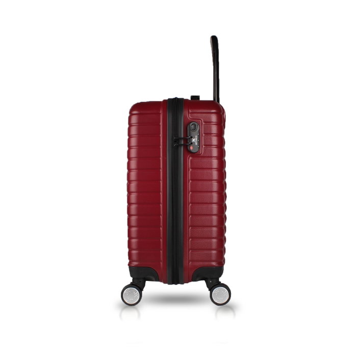 Zoozie Bags 5882 Maleta de Cabina Rojo Claret, ABS, Ruedas 360°, Cerradura Codificada, 56x34x26cm, 37L Zoozie Bags 5882 Maleta de Cabina Rojo Claret, ABS, Ruedas 360°, Cerradura Codificada, 56x34x26cm, 37L