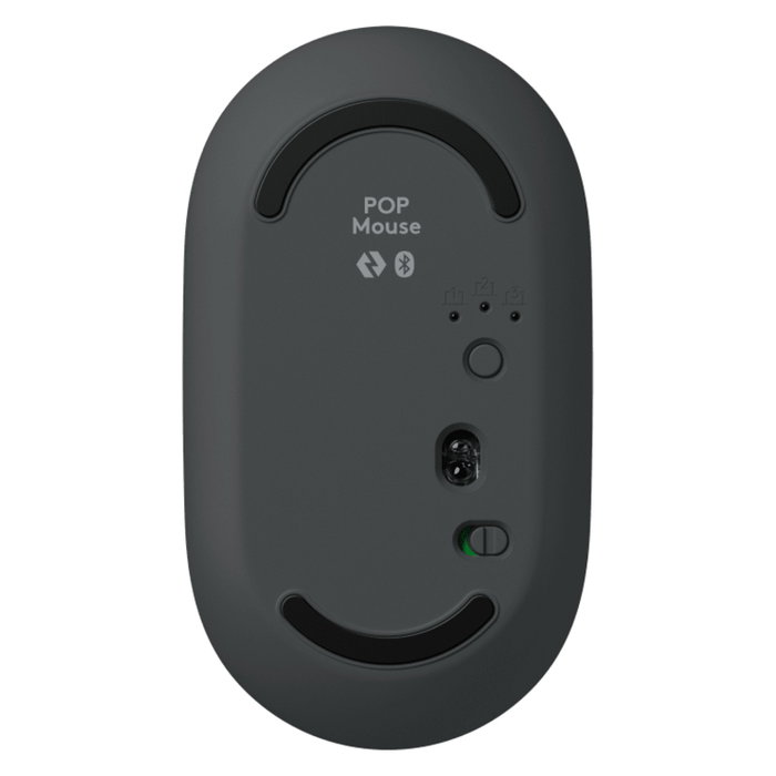 Logitech 920-013266 POP ICON COMBO Teclado y Ratón Inalámbricos Bluetooth QZERTY Nórdico Grafito
