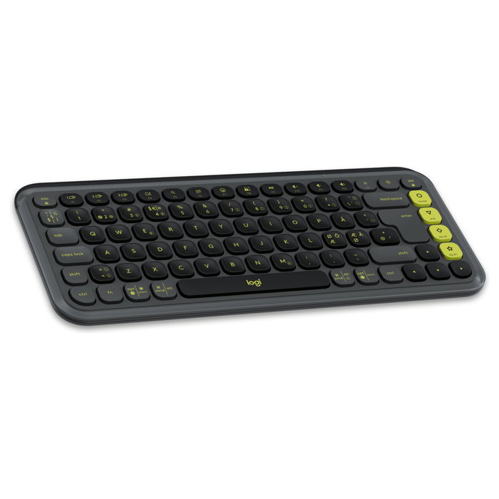 Logitech 920-013266 POP ICON COMBO Teclado y Ratón Inalámbricos Bluetooth QZERTY Nórdico Grafito