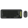 Logitech 920-013266 POP ICON COMBO Teclado y Ratón Inalámbricos Bluetooth QZERTY Nórdico Grafito