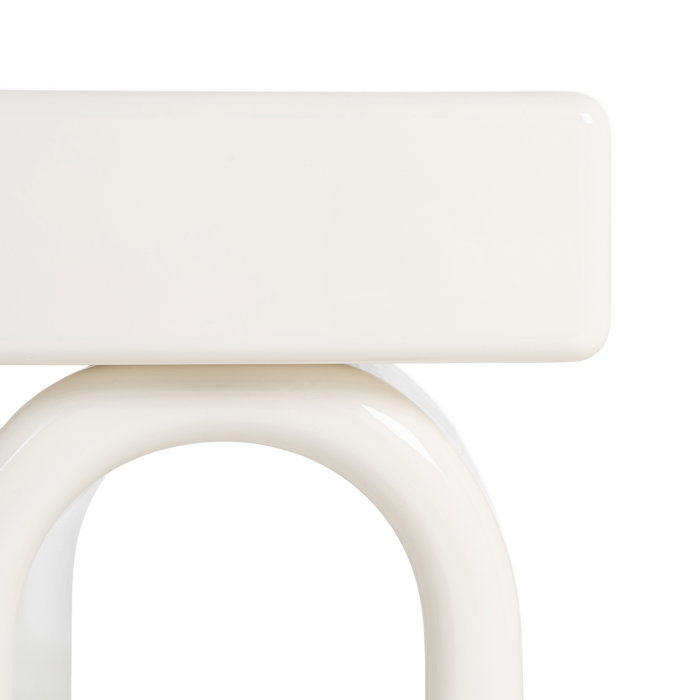 Mesita Lacado Crema Dm Dormitorio 50 X 40 X 57 cm