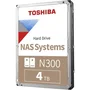 Toshiba N300 HDWG740EZSTC 4 TB 7200 RPM 512 MB NAS 3,5 pulg.