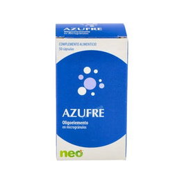 NEO Azufre Microgránulos Complemento Alimenticio para Huesos y Dientes 50 Cápsulas
