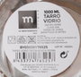 La Mediterranea Tarro de Vidrio con Tapón de Acacia 1000ml (Pack de 12 Unidades)