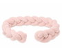 KioKids Trenza Decorativa Rosa para Cuna Protector Acolchado Bebé +0 Meses