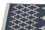 DKD Home Decor Alfombra 240 x 1 x 60 cm Azul Algodón Poliéster (2 Unidades)