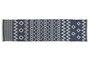 DKD Home Decor Alfombra de Pasillo Azul Reversible 60x240x1 cm