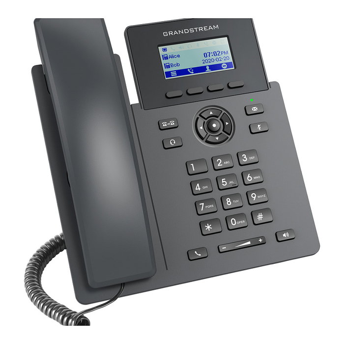 Grandstream GRP-2601P Teléfono IP PoE Carrier-Grade para Cisco, Negro