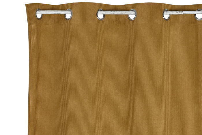 DKD Home Decor Cortina Boho Mostaza 260 x 260 x 140 cm