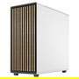 Fractal Design North XL Chalk White TG Clear Midi Tower PC Blanco ATX EATX micro ATX Micro-ITX Acero Vidrio Templado Madera para Juego