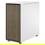 Fractal Design North XL Chalk White TG Clear Midi Tower PC Blanco ATX EATX micro ATX Micro-ITX Acero Vidrio Templado Madera para Juego