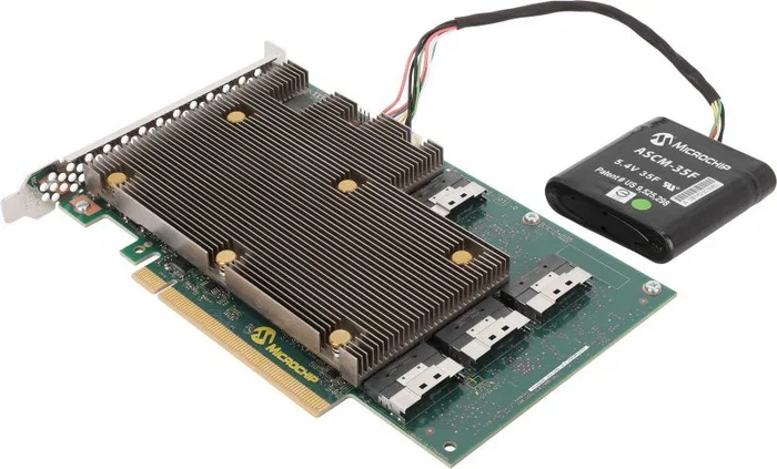 Microchip technology SmartRAID 3258UP-32i/e Controladora RAID PCI Express x16 4.0 24 Gbit/s Microchip technology SmartRAID 3258UP-32i/e Controladora RAID PCI Express x16 4.0 24 Gbit/s