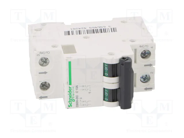 SCHNEIDER ELECTRIC Interruptor magnetotérmico C60H-DC 13A 2 polos