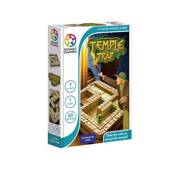 Smart Games Juego De Ingenio Temple Trap SG437ES para Niños +6 Años, Mejora la Capacidad Lógica con 48 Retos