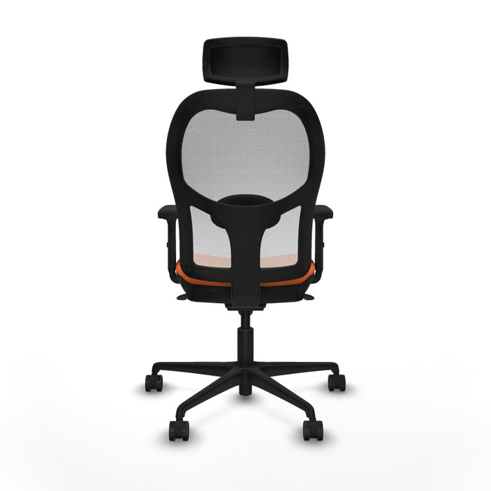 PIQUERAS Y CRESPO Silla de oficina Jorquera Naranja y Blanco PIQUERAS Y CRESPO Silla de oficina Jorquera Naranja y Blanco