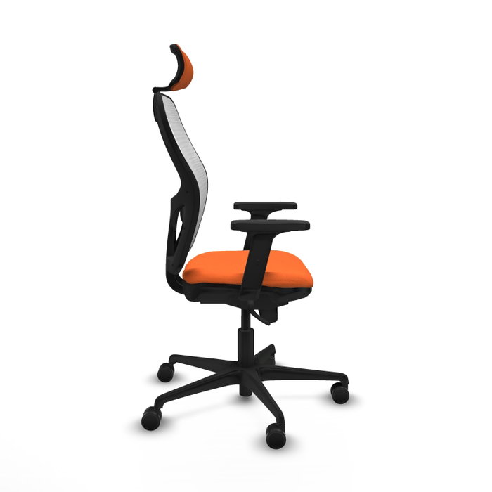 PIQUERAS Y CRESPO Silla de oficina Jorquera Naranja y Blanco PIQUERAS Y CRESPO Silla de oficina Jorquera Naranja y Blanco