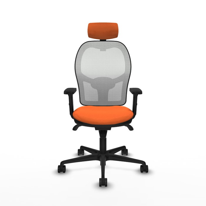 PIQUERAS Y CRESPO Silla de oficina Jorquera Naranja y Blanco PIQUERAS Y CRESPO Silla de oficina Jorquera Naranja y Blanco