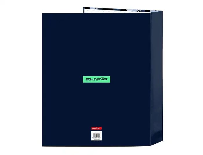 Carpeta de anillas El Niño Navy Azul marino A4 27 x 33 x 6 cm
