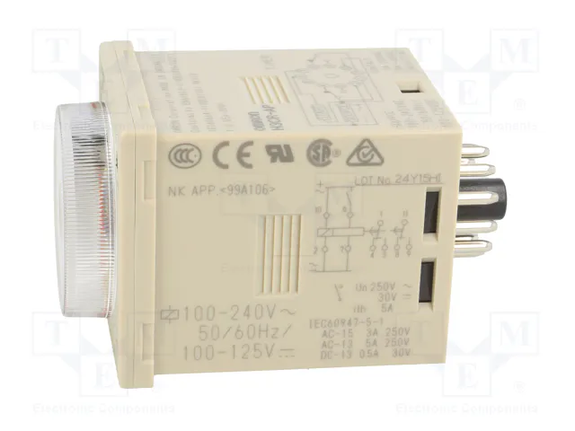 OMRON H3CR-AP-100-240AC Relé de tiempo analógico OMRON H3CR-AP-100-240AC Relé de tiempo analógico