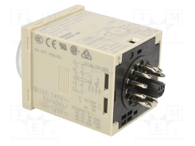 OMRON H3CR-AP-100-240AC Relé de tiempo analógico OMRON H3CR-AP-100-240AC Relé de tiempo analógico