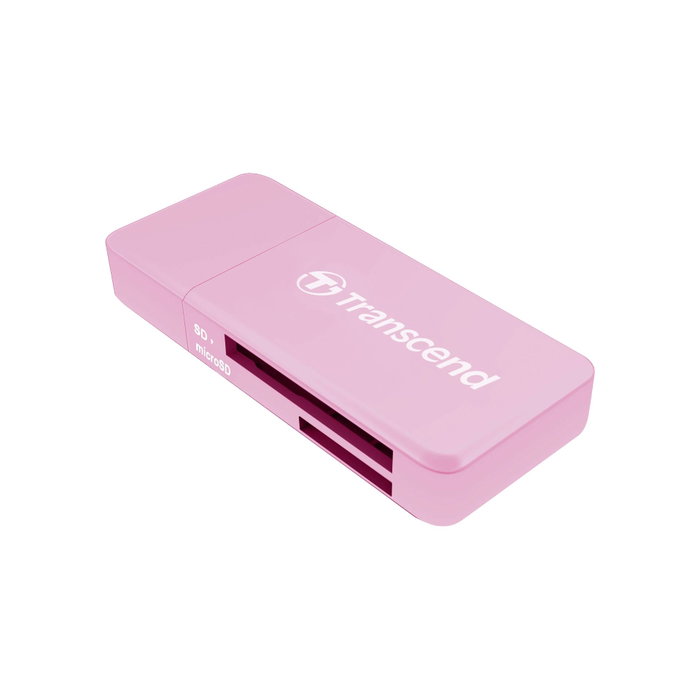 Transcend RDF5 Lector de tarjetas Rosa USB 3.1