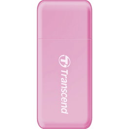 Transcend RDF5 Lector de Tarjetas Rosa USB 3.1 Tipo-A