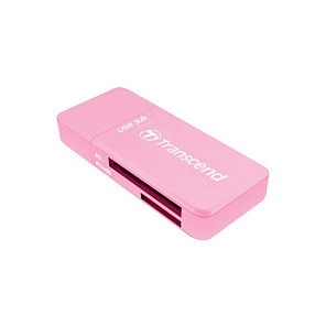 Transcend RDF5 Lector de tarjetas USB 3.0, Rosa