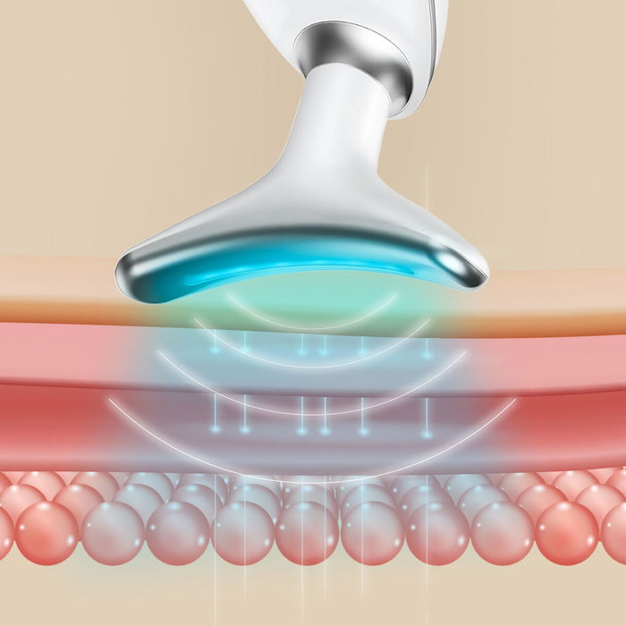 Masajeador Facial Eléctrico Reafirmante para Cara y Cuello con LED, EMS y Calor Selora InnovaGoods Masajeador Facial Eléctrico Reafirmante para Cara y Cuello con LED, EMS y Calor Selora InnovaGoods
