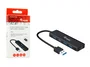 Equip Hub USB 3.2 Gen 1 (5Gbps) de 5 Puertos (4x USB-A + 1x USB-C), 0.15m Cable Negro - 128959