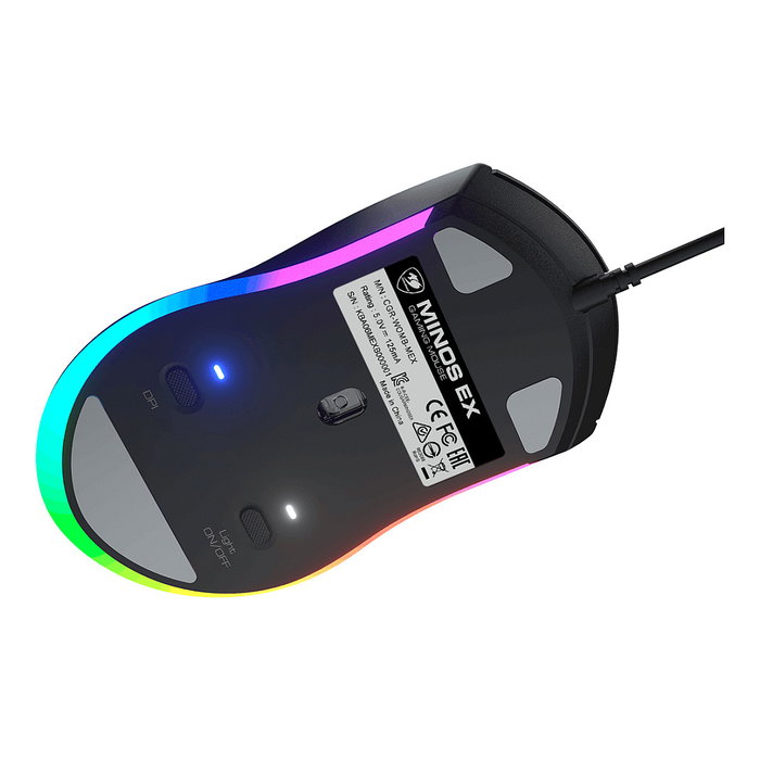 Cougar Minos Ex RGB Negro