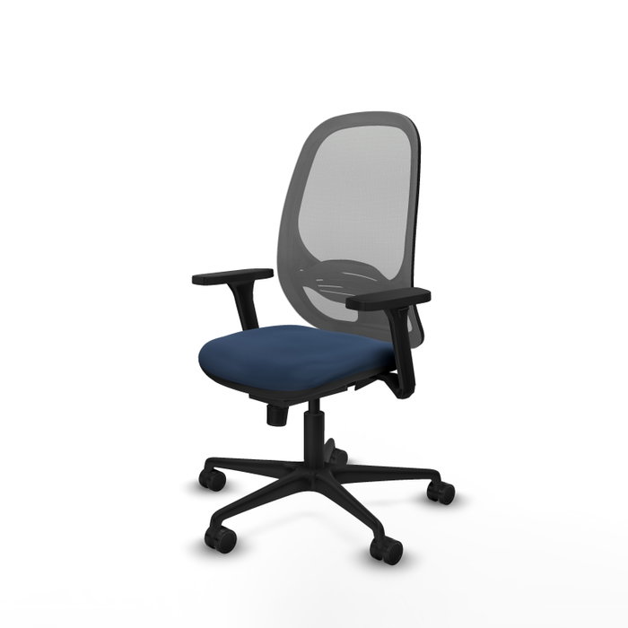 PIQUERAS Y CRESPO Silla de oficina Cilanco Azul marino y Gris PIQUERAS Y CRESPO Silla de oficina Cilanco Azul marino y Gris