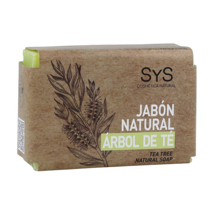 Laboratorios S&S Jabón Natural Tea Tree 100g - Aceite de Oliva y Vitamina E Laboratorios S&S Jabón Natural Tea Tree 100g - Aceite de Oliva y Vitamina E