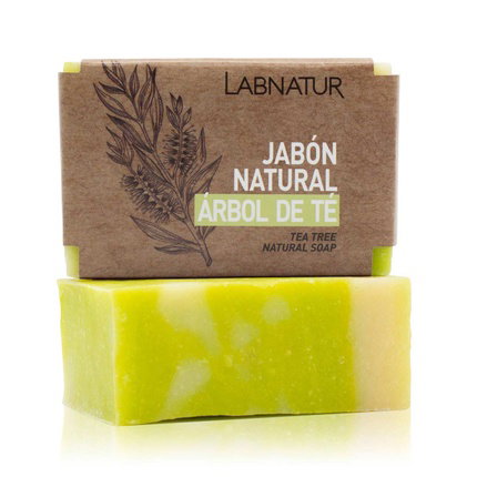 LABNATUR BIO Pack de 8 jabones naturales de árbol del té de 100g LABNATUR BIO Pack de 8 jabones naturales de árbol del té de 100g