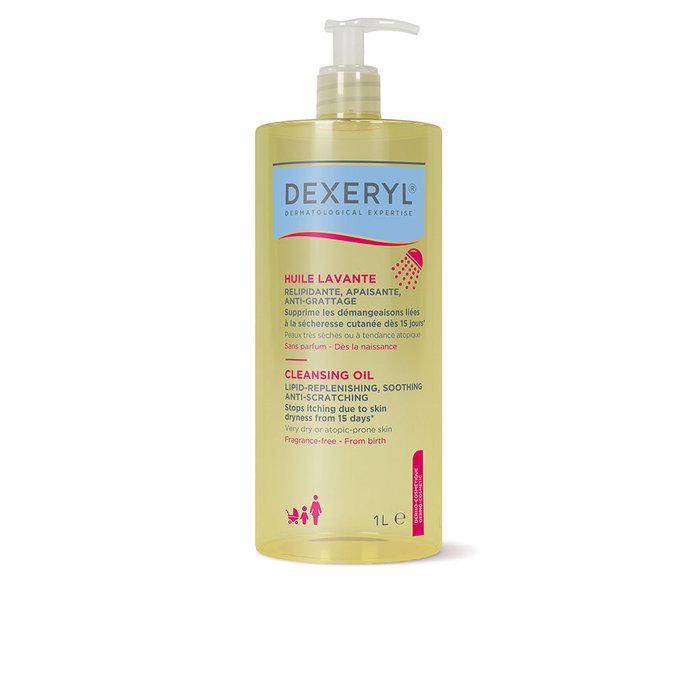 Dexeryl Huile Lavante, Aceite de Baño y Ducha para Piel Seca y Atópica, 1000 ml Dexeryl Huile Lavante, Aceite de Baño y Ducha para Piel Seca y Atópica, 1000 ml