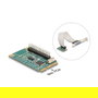 DeLOCK 95275 Adaptador Mini PCIe a Puerto Paralelo Interno, Verde, Compatible con Windows 10/11 y Linux