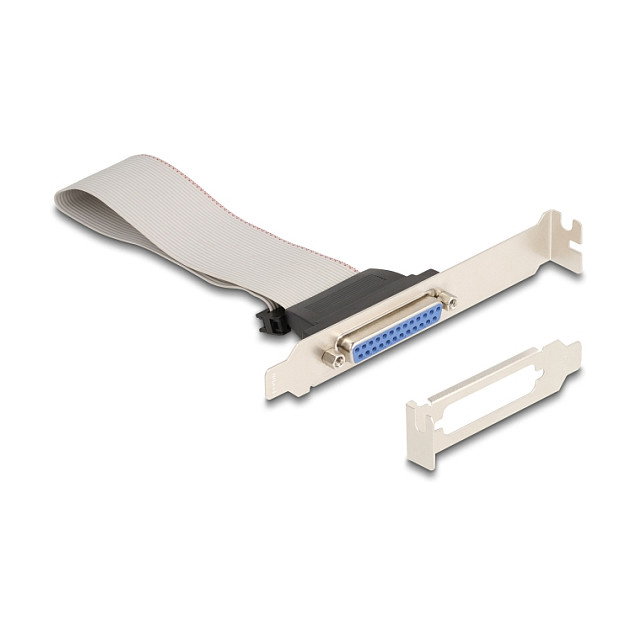 DeLOCK 95275 Adaptador Mini PCIe a Puerto Paralelo Interno, Verde, Compatible con Windows 10/11 y Linux