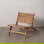 Butaca Natural Madera 60 X 93 X 63 cm