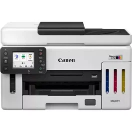 Canon MAXIFY GX6150 Impresora Multifunción Recargable MegaTank WiFi Dúplex Blanca, 3 en 1 (Impresión, Copia, Escaneo) con Depósitos de Tinta y Pantalla Táctil