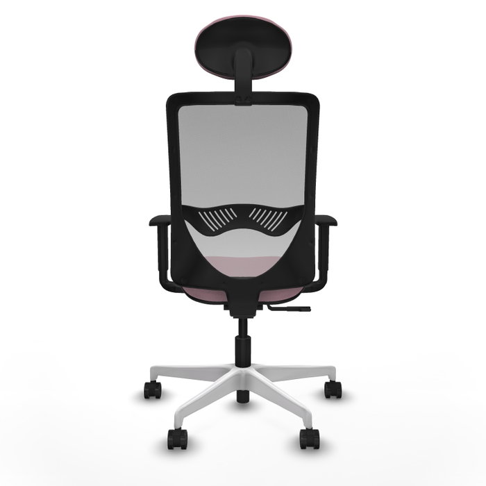 PIQUERAS Y CRESPO Silla de oficina Zulema Rosa y Gris PIQUERAS Y CRESPO Silla de oficina Zulema Rosa y Gris